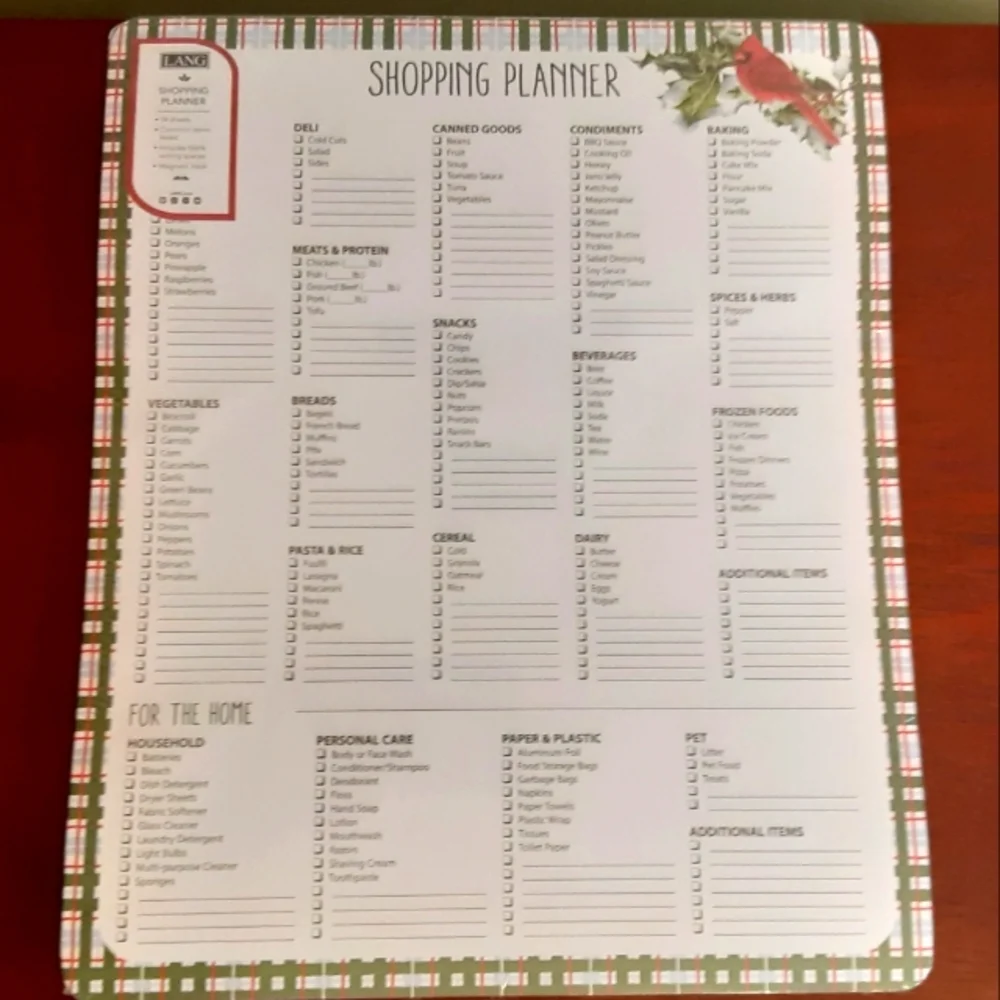 🆕️ Magnetic Grocery Shopping Planner